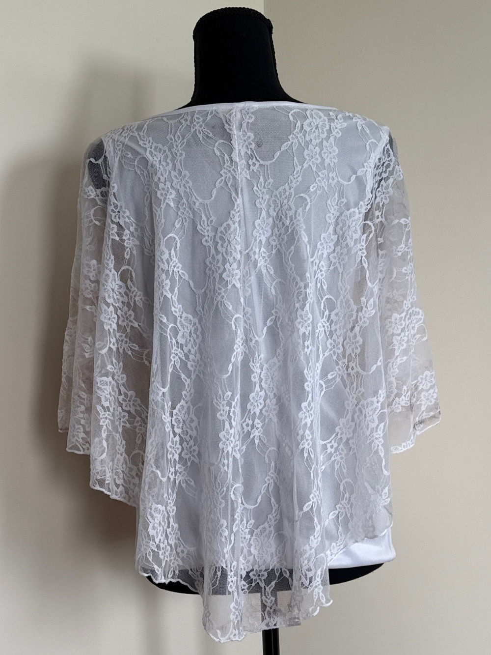 Brittany Black Floral Lace Overlay Top — Romantic & Dreamy | Fits like a M - Picture 12 of 12